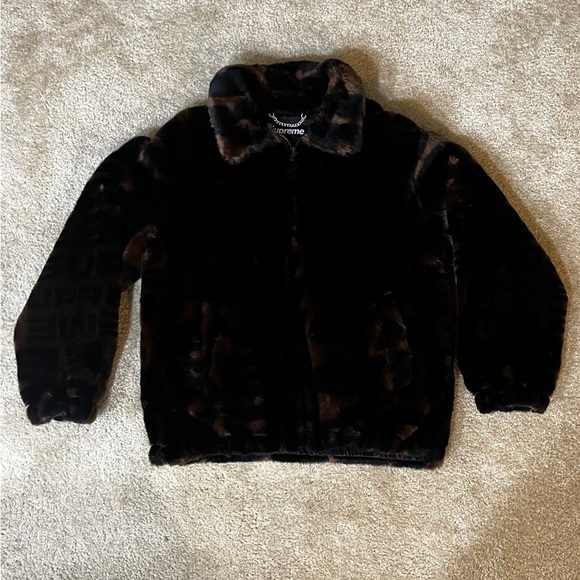 SUPREME FAUX REPEATER BOMBER JACKET - Picture 1 of 5